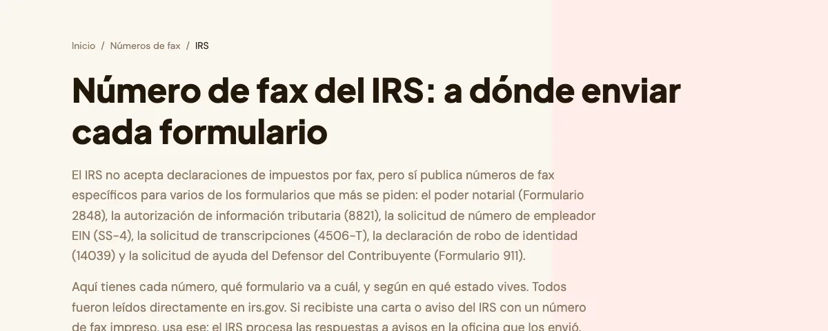 ¿Cómo es un Número de Fax? Ejemplos y Formato en Estados Unidos (2026)